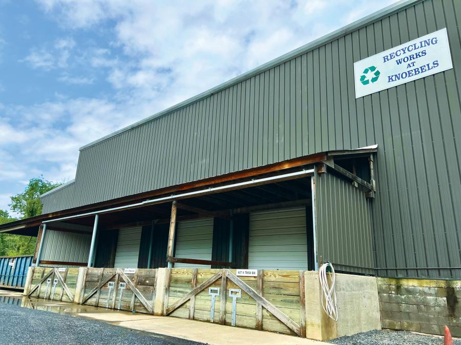 Knoebels Amusement Resort's recycling warehouse center