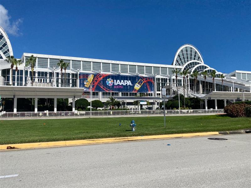OCCC building with IAAPA branding