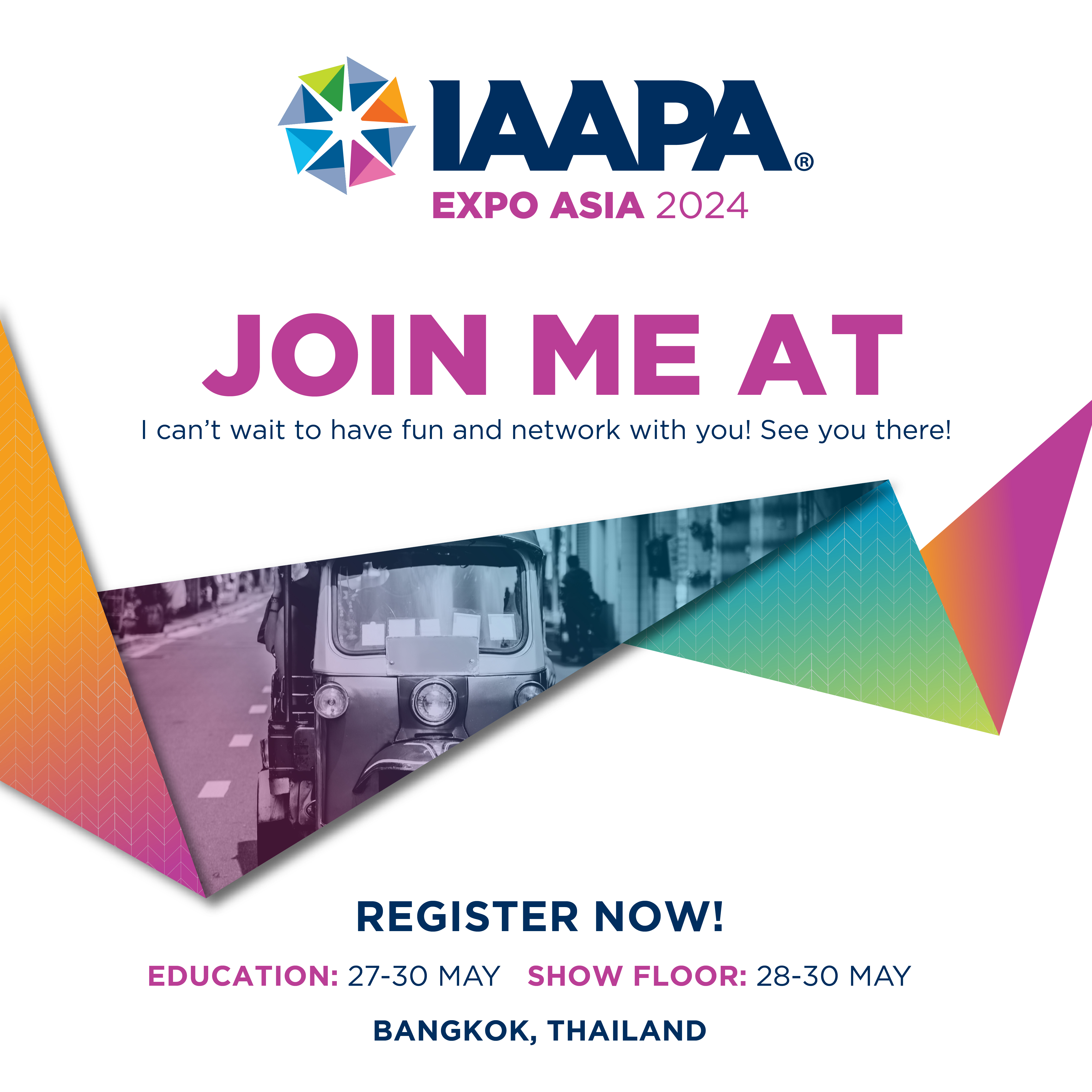 Thumbnail image of this years Expo Asia Social Badge