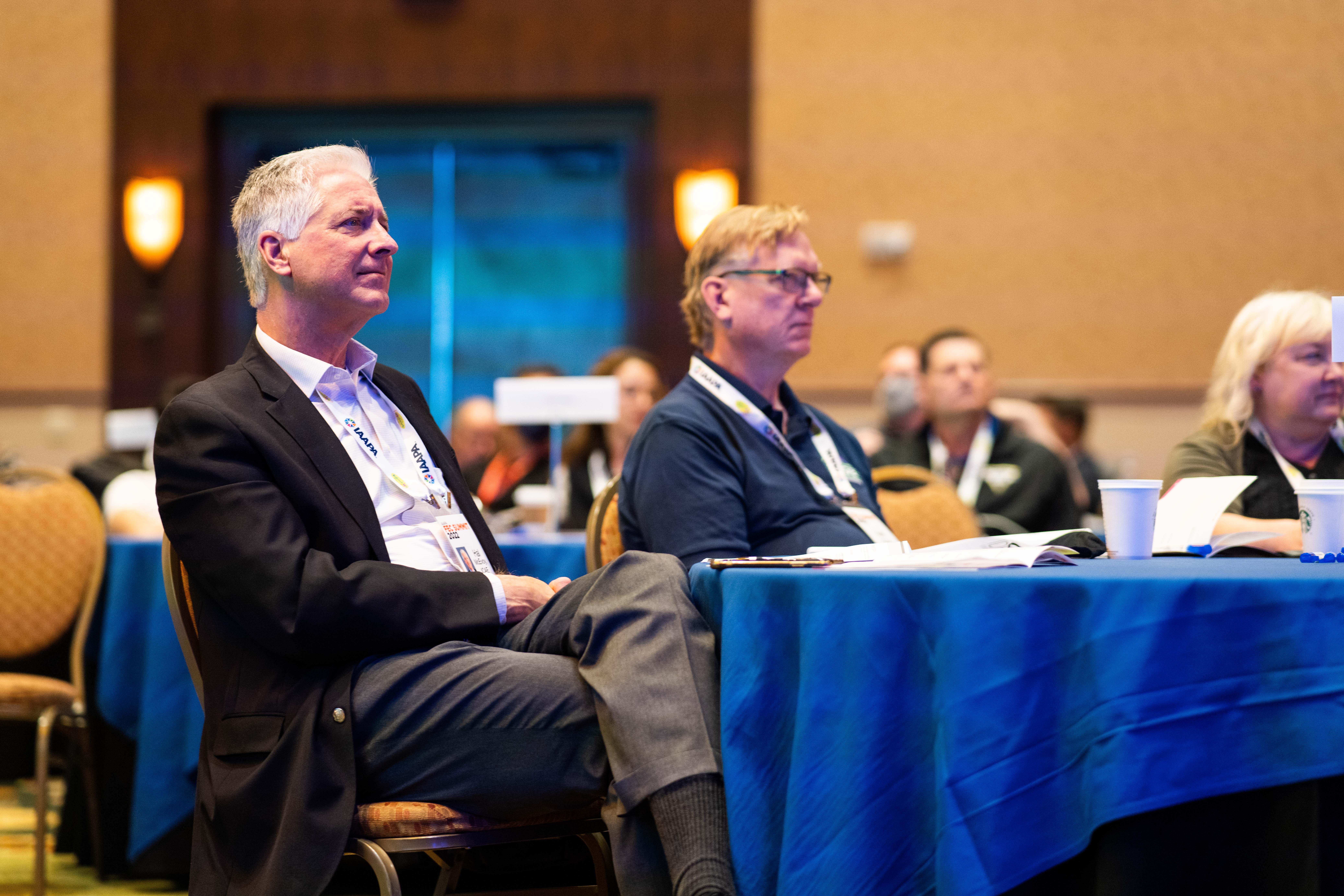Hal McEvoy, IAAPA CEO, enjoys FEC Summit 2022