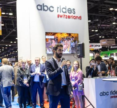 Annonce d'Intamin et Quiddiya Investment Group à l'IAAPA Expo 2023