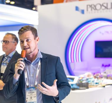 Announcement from ProSlide and SeaWorld at IAAPA Expo 2023