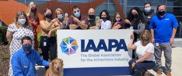 Dippin' Dots visits IAAPA HQ 2