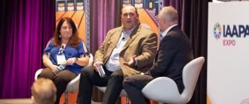 Speakers from the Food Trends 2023 EDUSession held at IAAPA Expo 2023