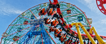 Phoenix Coaster Deno's Wonder Wheel Amusement Park 
