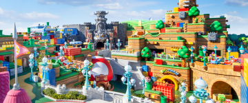 Super Nintendo World Arial View - Crédit : Universal Studios Japan