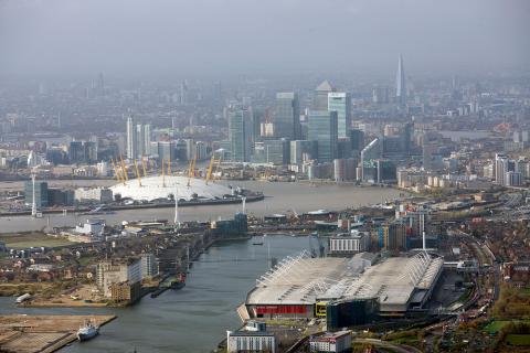 ExCeL London Aerial view 