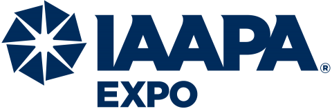 Logotipo da IAAPA Expo em cor única
