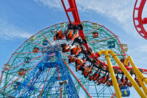 Phoenix Coaster Deno's Wonder Wheel Amusement Park 