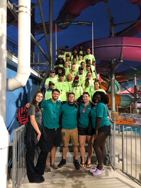 Group of employees at The Funplex 