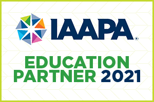 Logotipo del socio educativo de IAAPA 2021