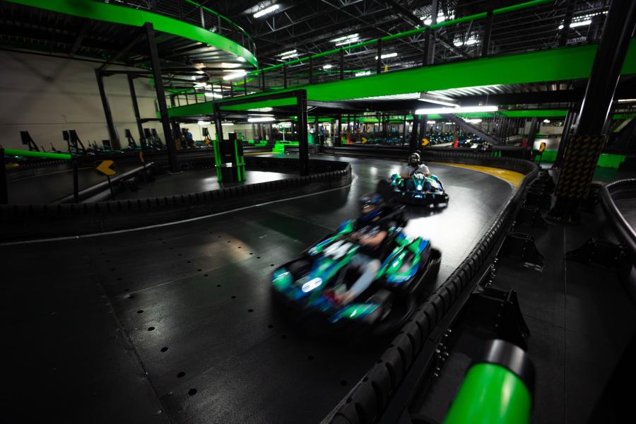 Promotional image of Andretti Indoor Karting and Games FEC in San Antonio, Texas