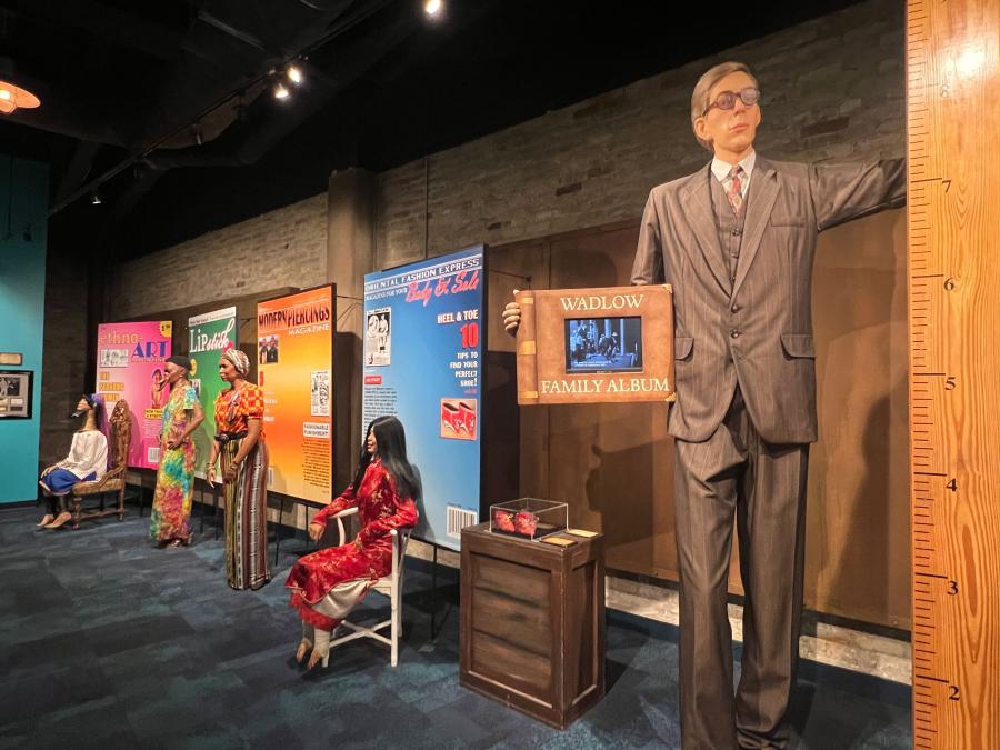 Wax figures from of people who were featured in Ripley's Believe it or Not! FEC in San Antonio, Texas