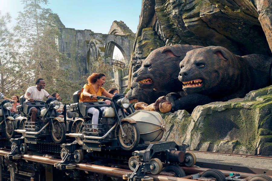 Avventura in moto delle creature magiche di Hagrid - Credit Universal Orlando Resort