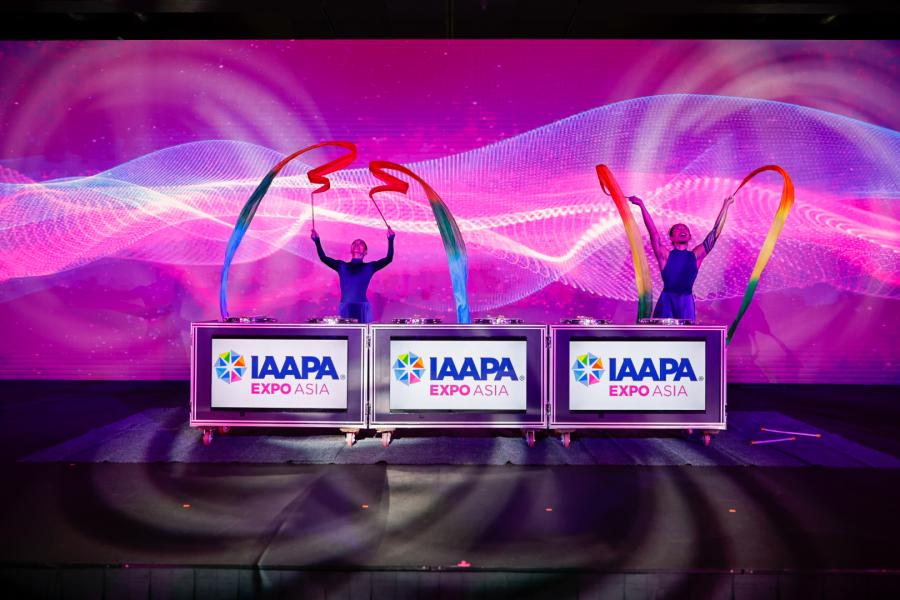Danza de la cinta de IAAPA Expo Asia