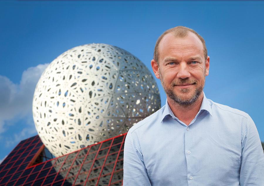 Retrato de Rodolphe Bouin, CEO da Futuroscope desde 2018