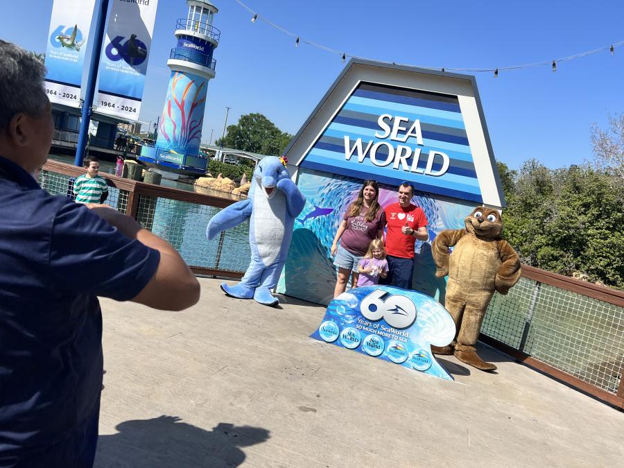 Pared para selfies SeaWorld 60