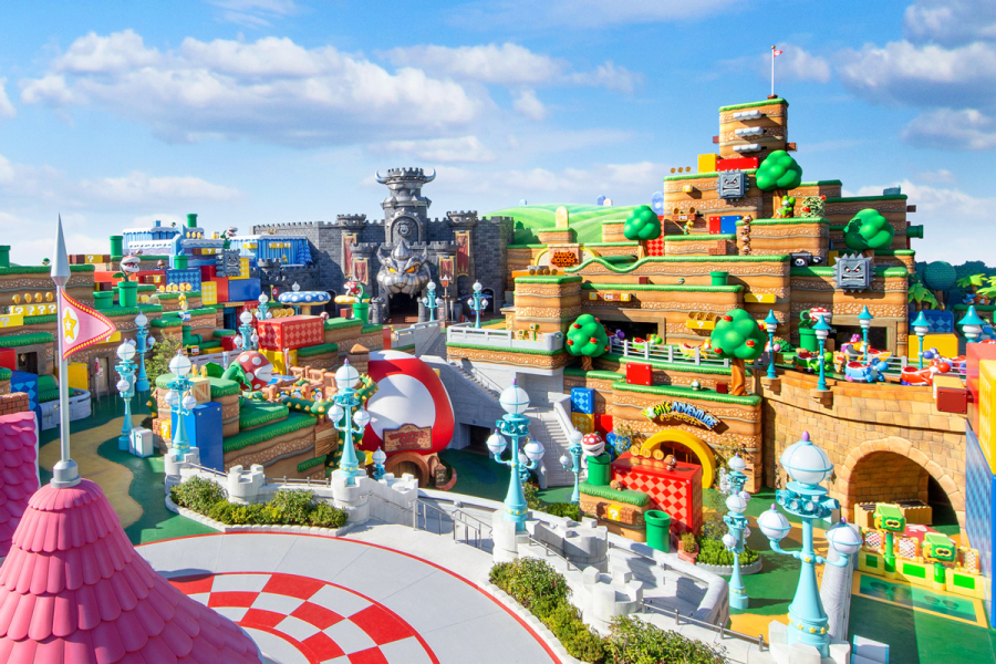 Super Nintendo World Arial View - Credit: Universal Studios Japan