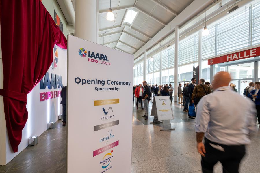 IAAPA Expo Europe 2023 Opening Ceremony Corridor Signage