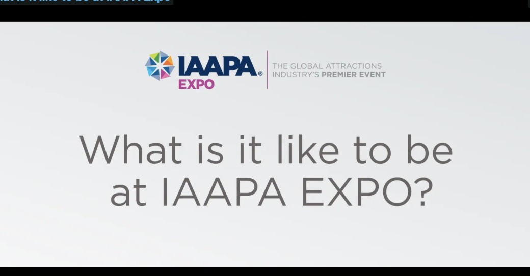 What is it like to be at iaapa expo