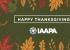 Joyeux Thanksgiving de la carte IAAPA
