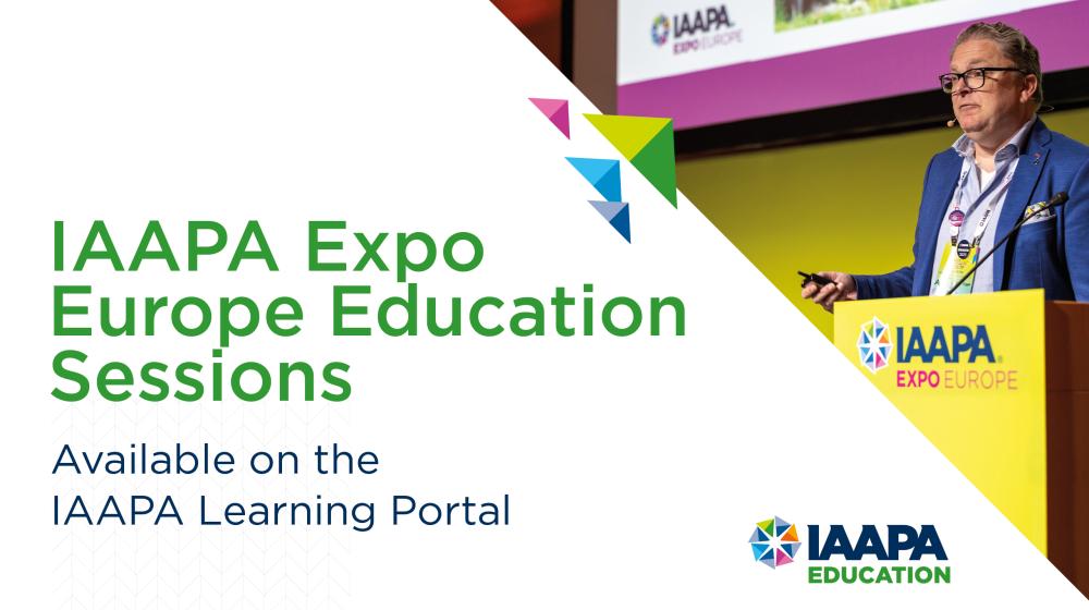 Sessões educacionais da IAAPA Expo Europe