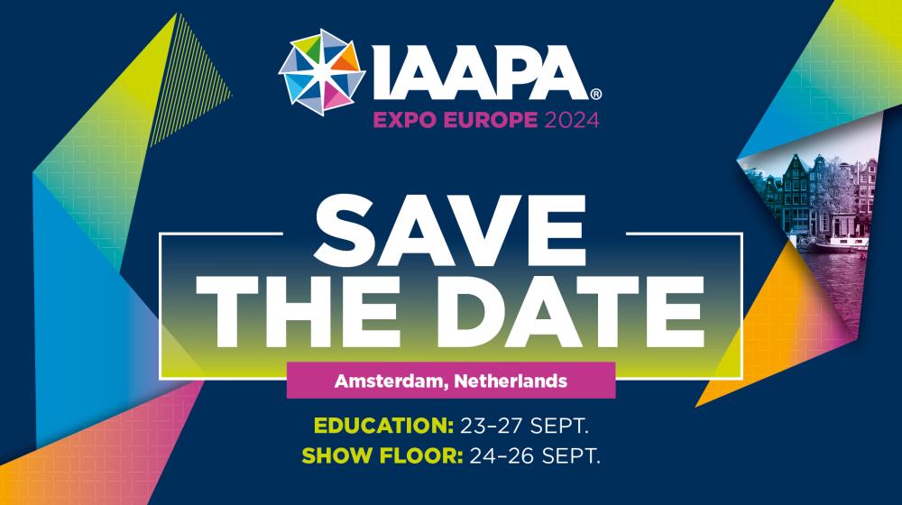 保存日期 2024 年 IAAPA 欧洲博览会