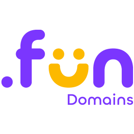 logotipo de domínios .fun