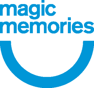 Logotipo de recuerdos mágicos