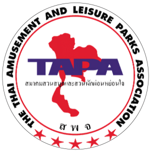 Logotipo da Associação Tailandesa de Parques de Diversões e Lazer