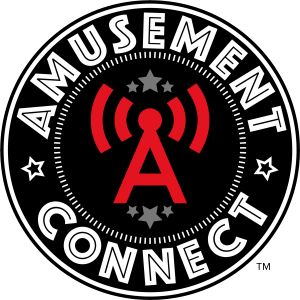 Logo del logo di connessione di divertimenti