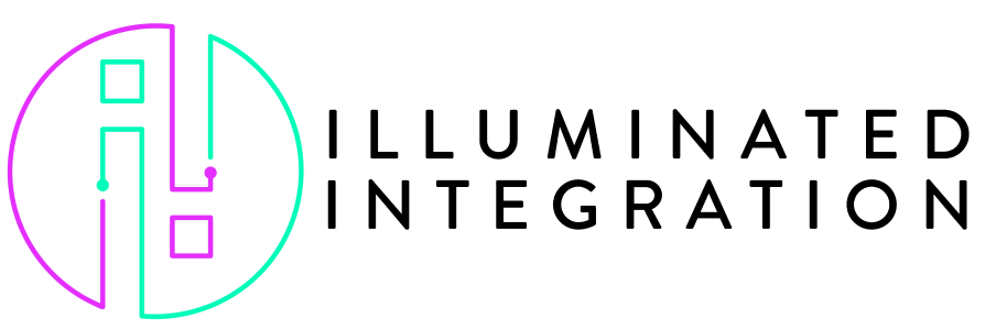 Logo d'intégration lumineux
