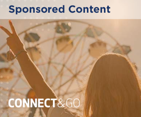 Banner de contenido patrocinado Connect & Go