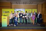 Foto de grupo de los ganadores de la organización benéfica de la Fundación IAAPA en IAAPA Expo Europa 2023