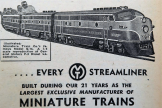 Miniature Trains ad