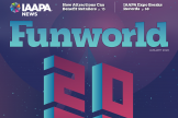 Couverture du magazine Funworld janvier 2020