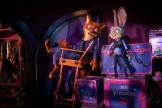 Animatronics of Nick Wilde and Judy Hopps from Zootopia inside its flagship attraction at Shanghai Disney Resort