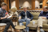 Captura de tela de uma entrevista exclusiva com o CEO da IAAPA, Jakob Wahl, e o CEO do Liseberg Amusement Park, Andreas Anderson