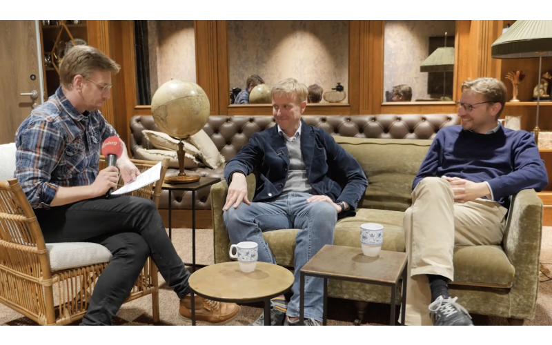Capture d'écran d'une interview exclusive avec Jakob Wahl, PDG de l'IAAPA, et Andreas Anderson, PDG du parc d'attractions Liseberg